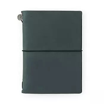 DESIGNPHIL Traveler s Notebook, паспортного размера, ограниченный тираж, карта в комплекте, синий 91209661