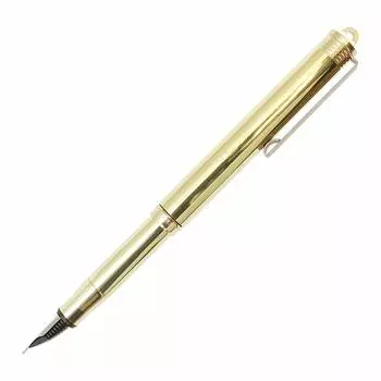 DESIGNPHIL Travelers Company перьевая ручка из цельной латуни 38076006