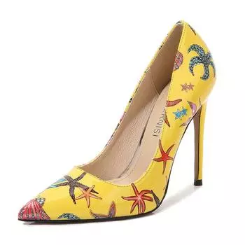 Desinger, женские туфли-лодочки из лакированной кожи со стриптизершей на высоком каблуке, туфли на шпильке с острым носком, модные пикантные модельные туфли для ночного клуба 41 абрикосовый