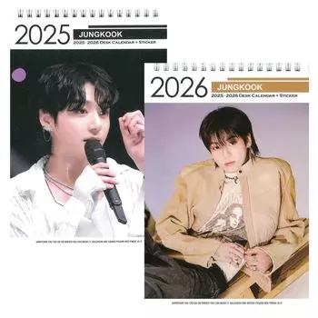 Desk Calendar Desk JUNGKOOK 2025/2026 [K-STAR Calendar] (Jungkook 01)