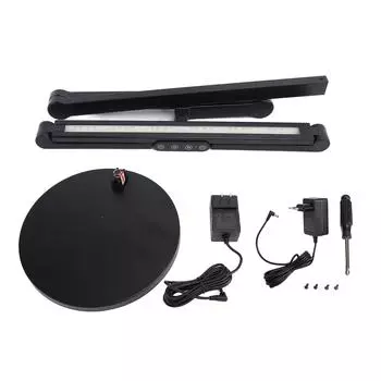 Desk Lamp Angle Adjustable 3000-6500K Stepless Dimmable Self Adaptive Eye Friendly Desktop Office La EU Plug