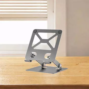 Desk Laptop Stand Phone Holder Practical Stable Computer Notebook Bracket for Document Office серый