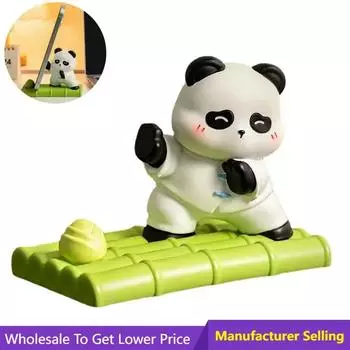 Подставка для настольного телефона, креативная подставка для мобильного телефона из смолы в виде панды, декоративная подставка для мобильного телефона в виде панды