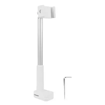 Desk Phone Stand Adjustable Height Cell Phone Holder Muti Angle Overhead Phone Mount with Clamp for