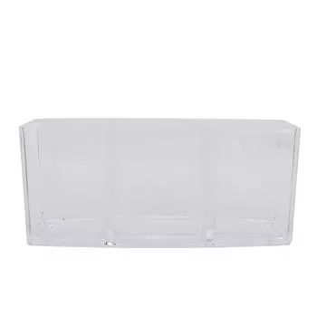 Desktop Acrylic Rectangle Shape Makeup Brush Holder Organizer Storage Box