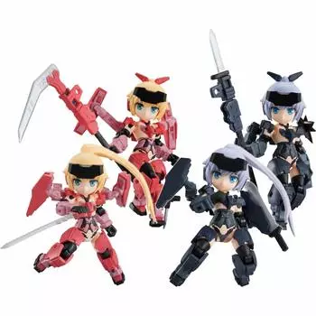 Desktop Army Frame Arms Girl Jinrai Series All 4 Types Set KT-323f