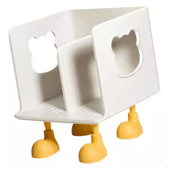 Desktop Bookshelf Storage Rack Decorative Cute Space Saving Decor Stand Holder Desk Organizer for