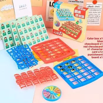 Desktop Characters Guessing Two Player Card Game Personal Interactive Toy