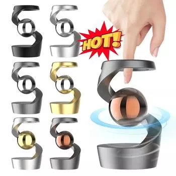 Игрушка для снятия стресса на рабочем столе, кинетическая игрушка, бросающая вызов гравитации, подвесной гироскоп, спиннеры, кинетическая скульптура для снятия стресса