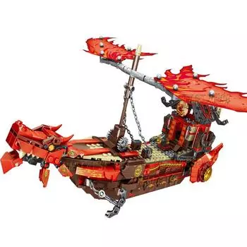 Destiny Bounty Ferry Season Строительные блоки Классические наборы моделей Кирпичи Детские наборы для мальчиков Развивающие игрушки Дети