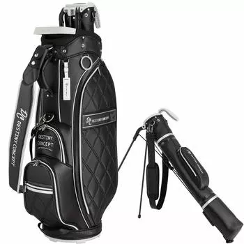 DESTINY CONCEPT Dual Caddy Bag DUAL Club Case [DESTINY CONCEPT] Women s DC-629LB Self-Stand Built-in (BLACK)