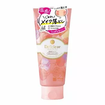 DET Clear Bright Peel Hot Cleansing Gel Cream 200 г с ароматом бергамота и апельсина (Сделано в Японии)