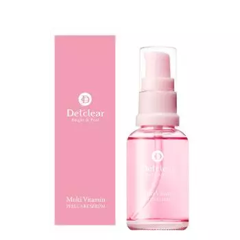 DET Clear Bright Peel Peel Serum 33 мл Увеличенный объем Сделано в Японии Омертвевшая кожа Уход за порами Высокая концентрация миндальной кислоты и