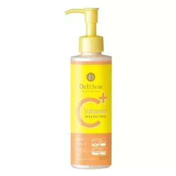 Det clear bright & peel peeling jelly vitamin fruit scent increased 198ml contains 3 types of vitamin c derivatives made in japan