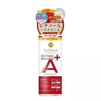 DET Clear Bright & Peel Пилинг-желе для ухода за кожей лица, тип 180 мл (Содержит ретинол и бакучиол) Сделано в японии