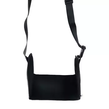 Detachable Leg Rest Carry-on Foot Resting Hammock Comfortable Airplane Foot Hammock Under Desk чёрный