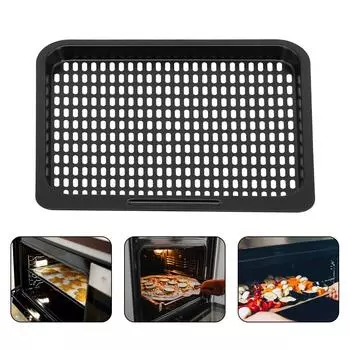 Detachable Mesh Rack Carbon Steel Air Fryer Tray for Multiple Food Cooking