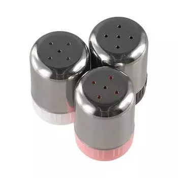 Detachable Seasoning Bottle 1/5 Holes Condiment Jar Portable Pepper Dispenser Camping white-single hole