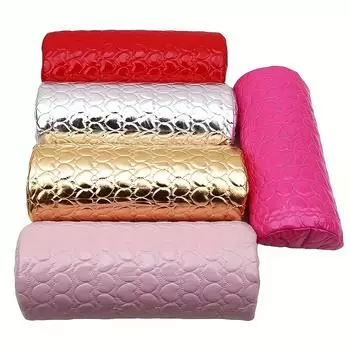 Detachable Washable Nail Art Sponge Pillow Soft Hand Cushion For Arm Rest Holder красный