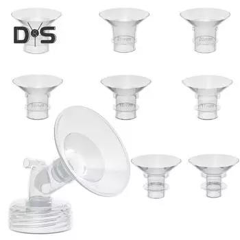 Деталь молокоотсоса. Фланцевые вставки. Идеально подходит. Пищевые материалы, не содержащие бисфенола-А. Деталь молокоотсоса. Женские поставки. 18mm