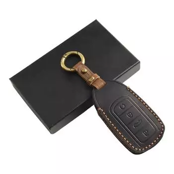 Деталь салона автомобиля Чехол для ключа автомобиля Модный кожаный протектор ключа для Chery Omoda 5 Надежная защита от падений CHINA