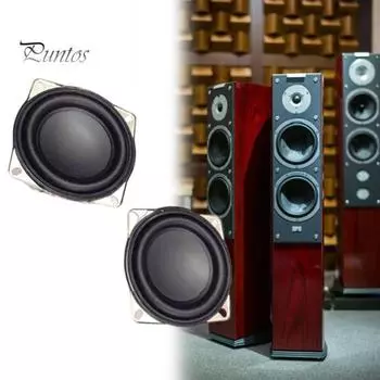 Детали динамика, легко устанавливаемые, мощные, 10 Вт, 4 Ом, диаметр 38 мм, круглые сменные аксессуары для динамика чёрный