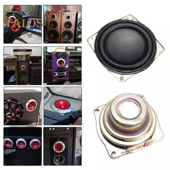 Детали динамика, легко устанавливаемые, мощные, 10 Вт, 4 Ом, диаметр 38 мм, круглые сменные аксессуары для динамика чёрный