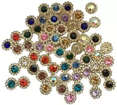 Детали для бижутерии, случайные цвета, 50 штук, 9 мм, материалы ручной работы, детали для бижутерии ручной работы, NaturalMelody, прибл.