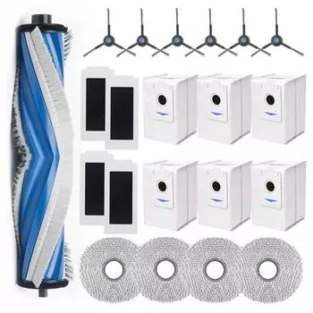 Детали для ECOVACS DEEBOT T30s Robot Vacuum Accessories Kit, Robot Replacement Main Side Brush Filters Mop Dust Bags