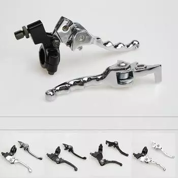 Детали для мотоциклов Pit Dirt Bikes, складной рычаг сцепления из алюминиевого сплава, комплект тормозных рычагов для CRF KLX Pit Pro Xmotos BSE KAYO 110 125 140 150 куб. см