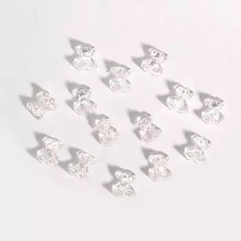 Детали для ногтей Alida Bear 30р, белые, 1 комплект