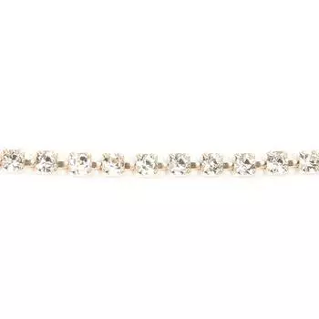 Детали для ногтей с цепочкой Boutique Korea Julan, 1,7 мм, розовое золото, 1 штука
