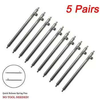 Детали для ремонта часов с пружинным стержнем 304 Штифт для часов из нержавеющей стали диаметром 1,5 мм Инструменты и наборы для ремонта часов 18 мм 20 мм 22 мм 22,5 мм 23 мм 18mm