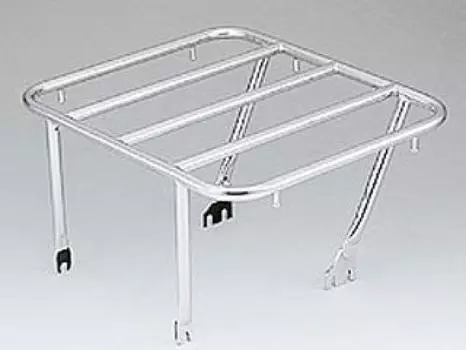 Детали для велосипеда Kijima Задний багажник Meeting Steel Tandem Seat Совместимость с моделью Harley Dyna Chrome Plated ( 06- 14) HD-08144