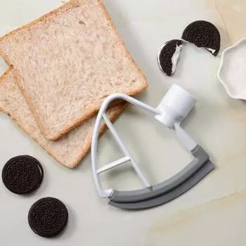 Детали гибкой насадки для скребка для чаши с наклонной головкой миксера KitchenAid 4,5–5QT серый белый