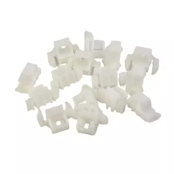 Детали Кронштейны Фиксирующий Клипса Белый 30 шт Аксессуары