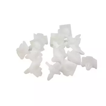 Детали кронштейны фиксирующий зажим белый 100% абсолютно новый 30 шт аксессуары