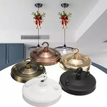 Детали лампы Держатель потолочной пластины Подвесная пластина Роза