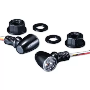 Детали мотоцикла Kijima, нанолампа указателя поворота, тип 3, пулевидный стиль, комбинация 12 В, 2,1 Вт/0,5/1,9 Вт, 2 шт., янтарный/красный 219-5202