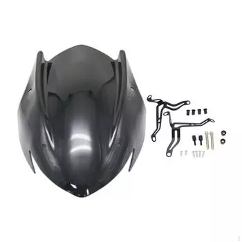 Детали переднего ветрового стекла для мотоцикла, износостойкие, с 2 кронштейнами, простые в использовании, удобные