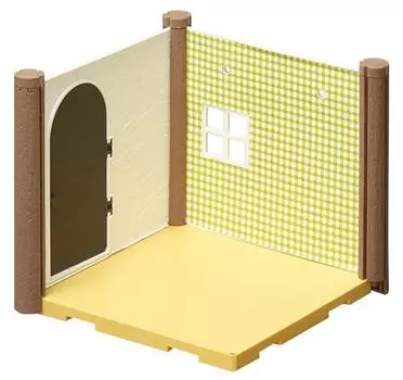 Детали школьной базы Haco Room Bear, комплект для пола, цветная пластиковая модель