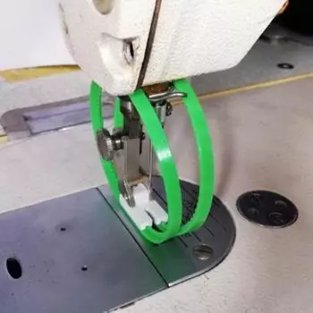 Детали швейной машины с двойным роликом для кожи Кольцевая прижимная лапка Швейные принадлежности Роликовая прижимная лапка