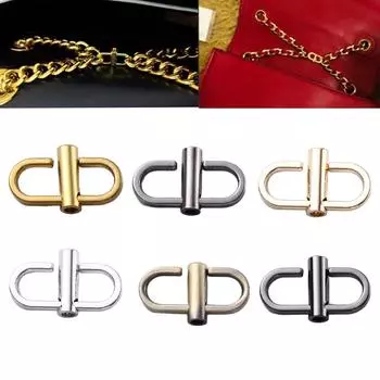 Детали сумки Регулировка длины цепи Регулировка ремня Пряжка Металлическая пряжка Зажим для пряжки Запасная пряжка чёрный