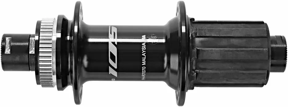 Детали велосипеда Shimano 105 Unisex FHR7070BL, стандартные, 32 отверстия Center-Lock