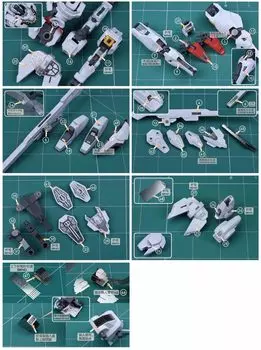 Детализация модификации HG Gundam Caliburn из высококачественных деталей из нержавеющей стали с наклейкой для переноса воды 1/144 [предмет]
