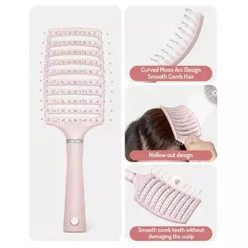 Detangle Hairbrush Hairbrush Air Cushion Comb Fluffy Anti-Hair Loss Massage Hair Brush For All Hair Types Hairdressing Tools