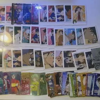 Detective Conan Bonus Polaroid Metal Card Conan Haibara Heiji Kazuha Ranakaimuro
