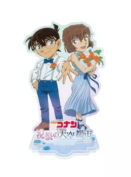 Detective Conan Plaza Sunshine 60 Observatory Venue Tenbou Park Limited Aurora Acrylic Stand Conan Edogawa Ai Haibara &