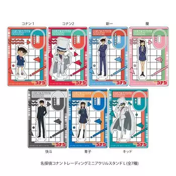 Detective Conan Trading Mini акриловая подставка L colleize Официальные товары Официальная лицензия [Официальный] [Полная коробка/7 предметов]