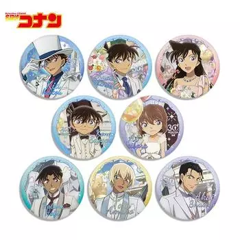 Detective Mukenan Badge 75mm Anime Peripheral 15